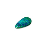 lightning ridge solid opal gemstones polished dark blue and green