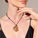 Boulder opal necklace boho 